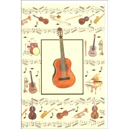 グリーティングカード 多目的 楽器と譜面 ギター ヴァイオリン ピアノ ドラム フルート おしゃれ メッセージカード ギフト 贈り物 封筒付き ユージニアyh 通販 Yahoo ショッピング