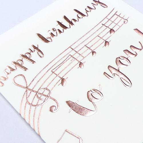 グリーティングカード 誕生日 バースデー 楽譜 音符 音楽 おしゃれ メッセージカード ギフト 贈り物 手紙 封筒付き Cam009 ユージニアyh 通販 Yahoo ショッピング