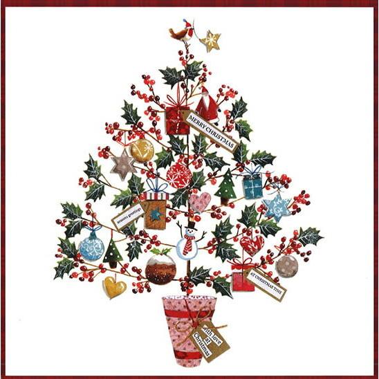 グリーティングカード 正規通販 クリスマスカード メッセージカード クリスマスツリー