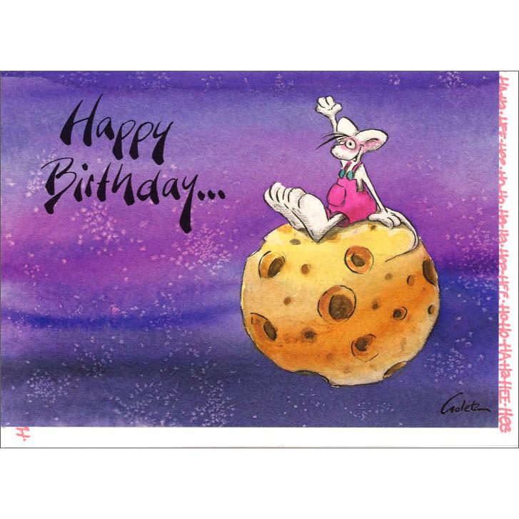 グリーティングカード 誕生日 デペッシュマウス Happy Birthday ネズミ イラスト メッセージカード 輸入雑貨 Dg01 ユージニアyh 通販 Yahoo ショッピング