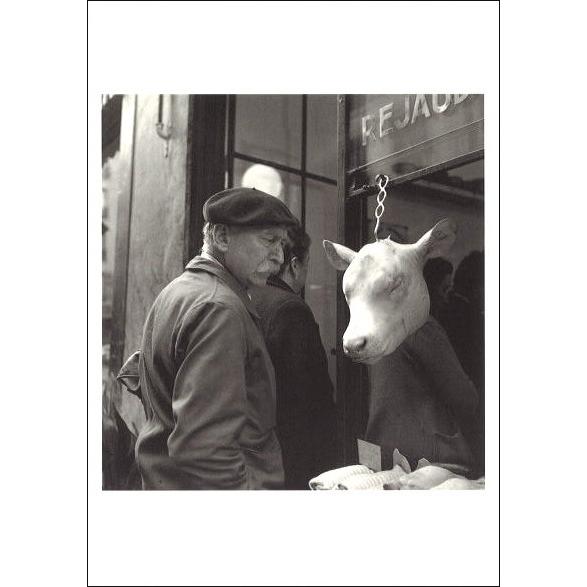 ポストカード モノクロ写真 ロベール・ドアノー メッセージカード ビンテージ ヴィンテージ 年代物｜yujinia-yh