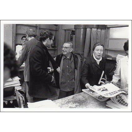 ポストカード モノクロ写真 ジャン リュック ゴダール 映画監督 俳優 ジャン ポール サルトル 哲学者 シモーヌ ド ボーヴォワール 作家 Hzn6430 ユージニアyh 通販 Yahoo ショッピング