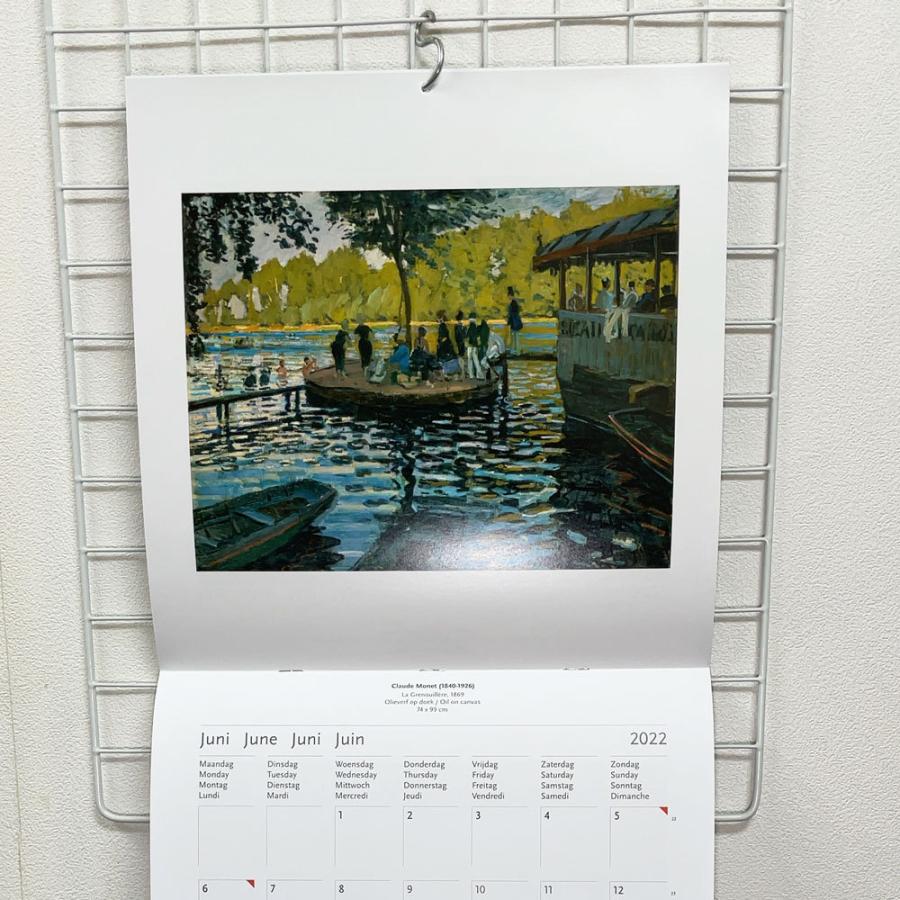 22年 ラージカレンダー Monet モネ 壁掛け 画家 風景 花 睡蓮 アート ブラック スケジュール 英語 オランダ語 輸入雑貨 Ka ユージニアyh 通販 Yahoo ショッピング