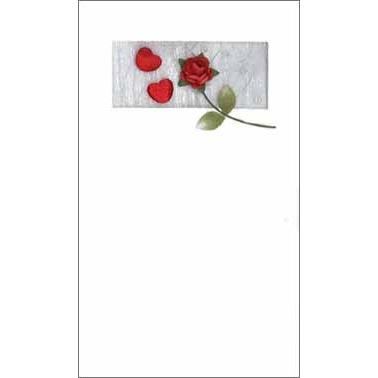 グリーティングカード 多目的 ハートとバラ バレンタイン 母の日 花 薔薇 おしゃれ メッセージカード ギフト 贈り物 手紙 封筒付き ハンドメイド Mn ユージニアyh 通販 Yahoo ショッピング