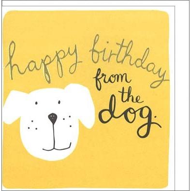 グリーティングカード 誕生日 バースデー 犬からのお祝い イヌ 動物 おしゃれ メッセージカード ギフト 贈り物 手紙 封筒付き Mod032 ユージニアyh 通販 Yahoo ショッピング