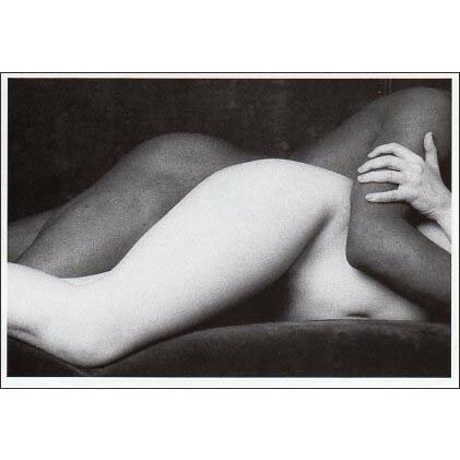 ポストカード モノクロ写真 男性と女性のヌード 愛の曲線｜yujinia-yh