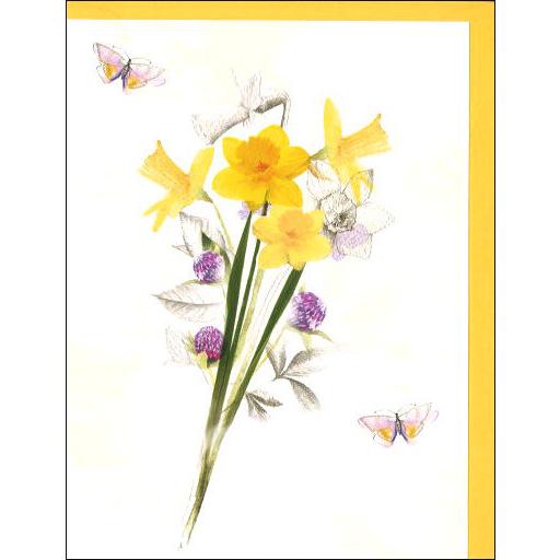 グリーティングカード イースター 黄色い花と蝶 メッセージカード イラスト かわいい Pecp0025 ユージニアyh 通販 Yahoo ショッピング