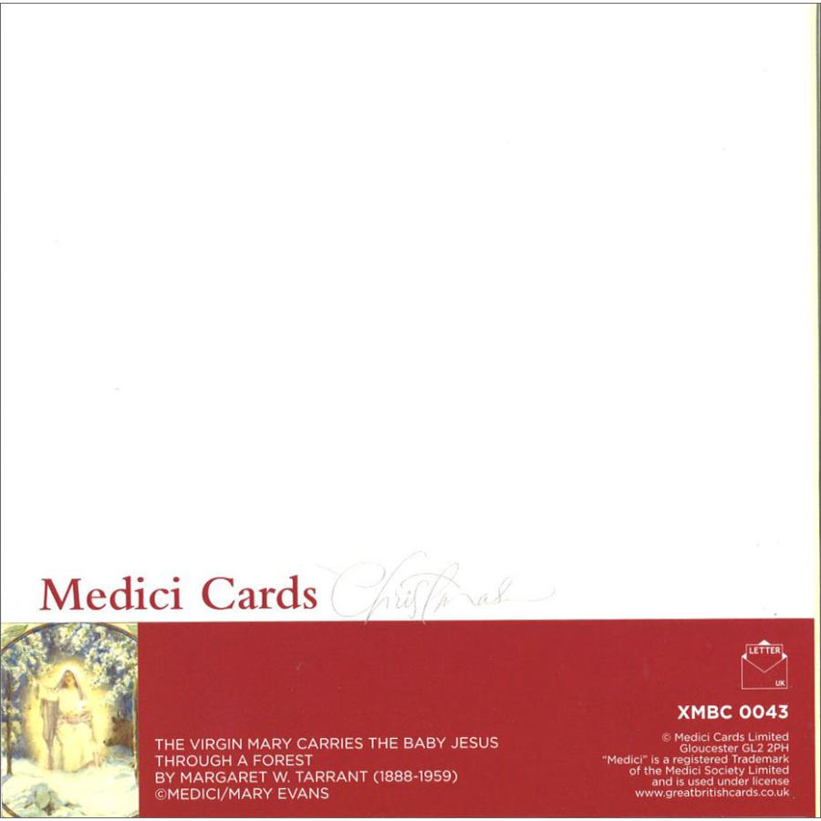 グリーティングカード クリスマスカード 幼子イエスを抱く森の聖母マリア メッセージカード 封筒付き 白 Xmbc0043 ユージニアyh 通販 Yahoo ショッピング
