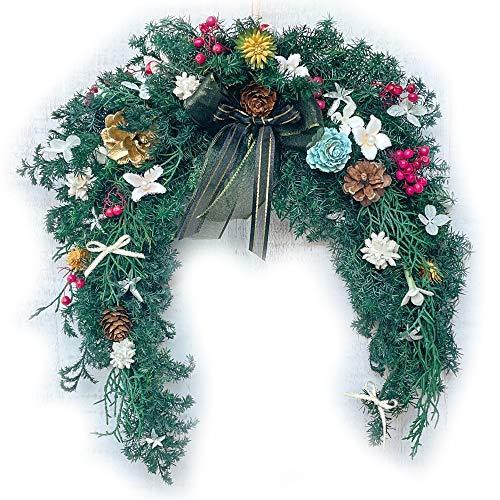 最安値に挑戦 Lulu S ルルズ ヒムロスギのクレッセントリース ドライフラワー プリザーブドフラワー ナチュラルリース サイズ 予約販売品 Www Simon Page Com