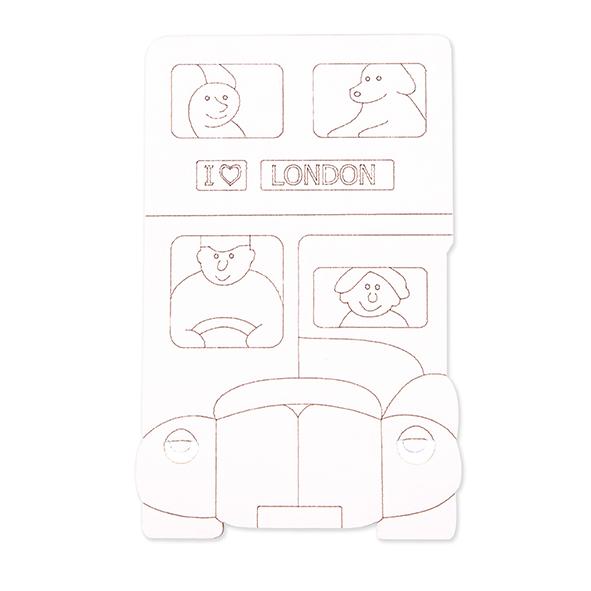 ステップパズル・ロンドンバス ジョージラックパズル 木製パズル ３歳から ラッピング無料サービス｜yukainasakana｜03