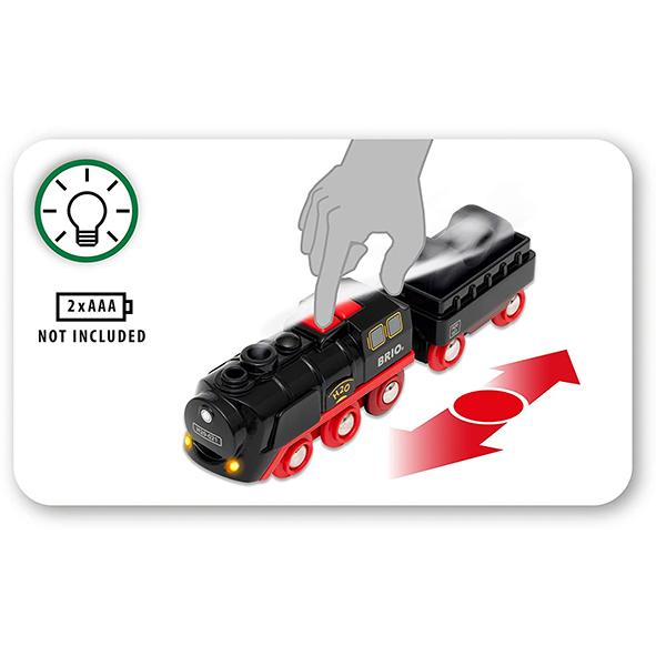 バッテリーパワースチームトレイン BRIO 33884 ラッピング無料サービス