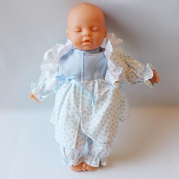 旧タイプ スリーピングベビー ブルー フランケンランド ドイツ製