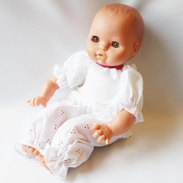 アンティークドール ドイツ 赤ちゃん BABY 木のおもちゃ カルテット / ソフトベビー〈茶色い瞳・ブルー