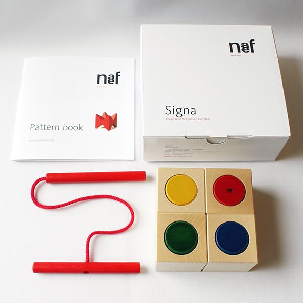 シグナ Signa ネフ Naef ドイツ製 naef 積み木 ひも通し ラッピング