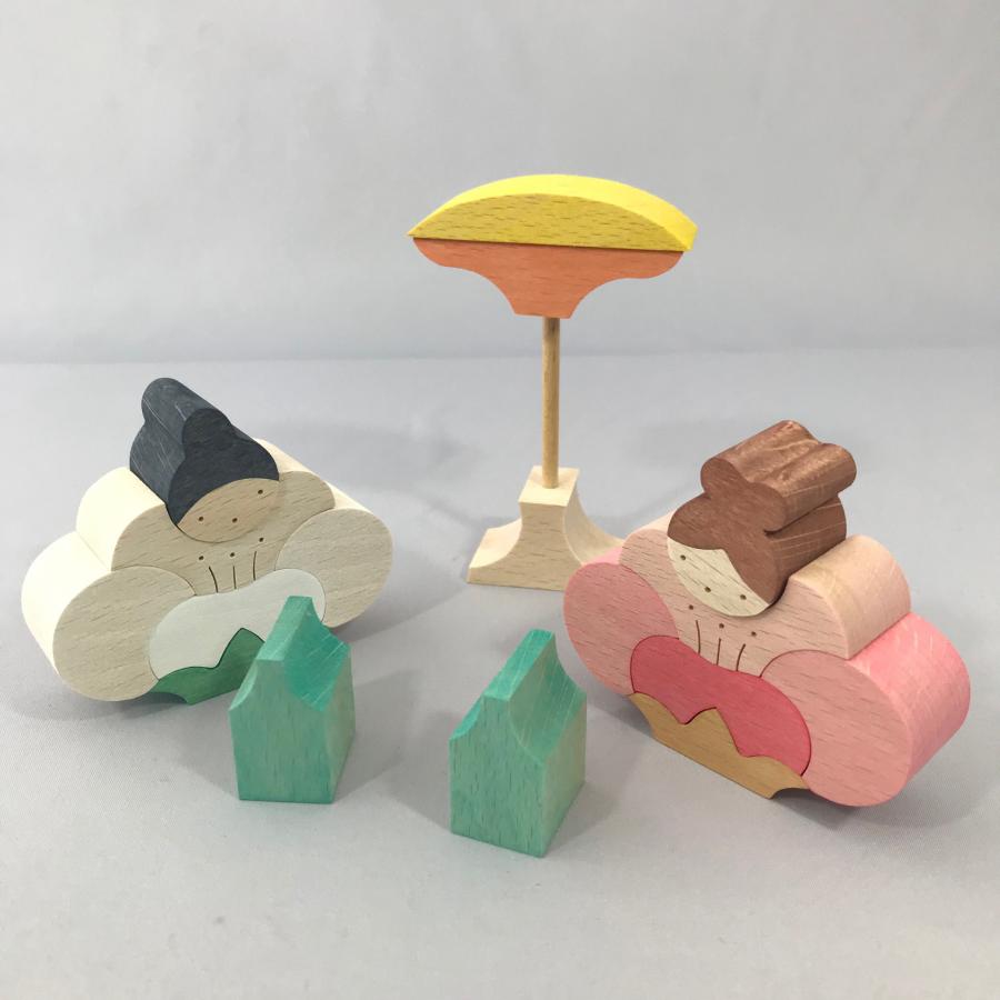 小黒三郎　梅の花坐りびな　小 梅の花坐りびな【小黒三郎のひな人形】【KH533】 | ANDCHILD