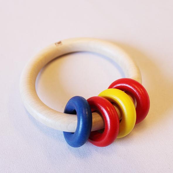 新仕様 リングリィリング(Ringli-Ring) ネフ(Naef) 木製ラトル ドイツ
