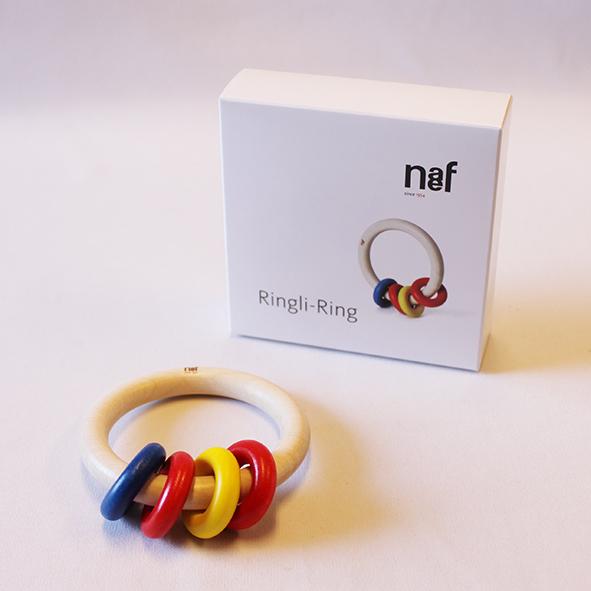 新仕様 リングリィリング(Ringli-Ring) ネフ(Naef) 木製ラトル ドイツ