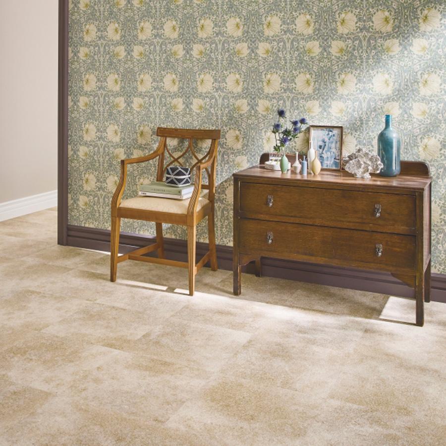 ウィリアムモリス サンゲツ 複層ビニル床タイル ウィリアム・モリス 石目調 