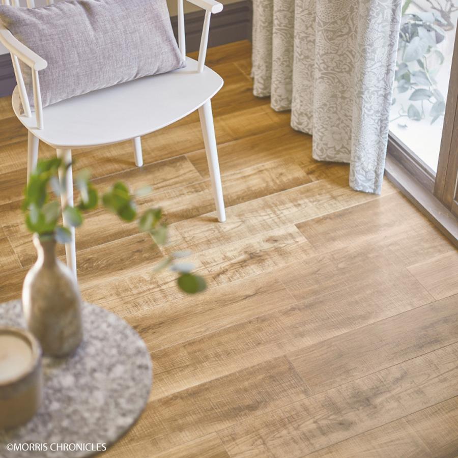 サンゲツ（SANGETSU） 複層ビニル床タイル ウィリアム・モリス 木目調