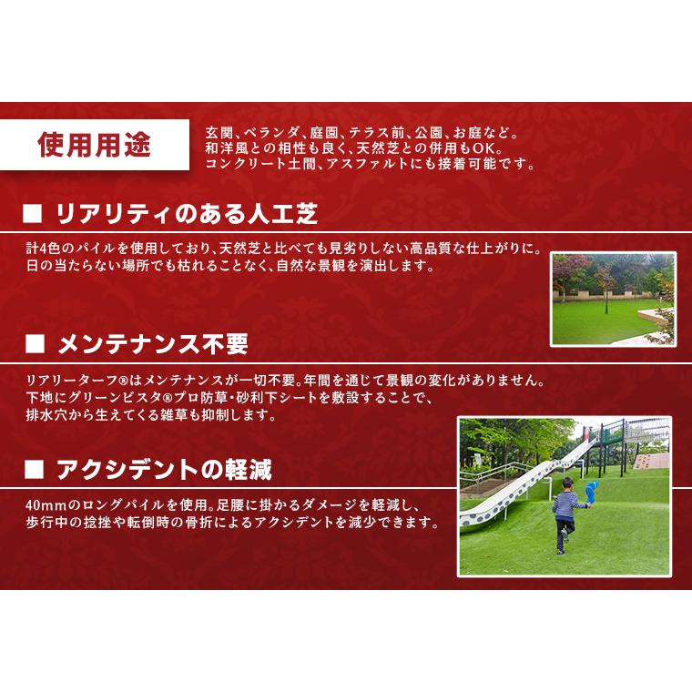 カットサンプル) 人工芝 リアリーターフ R6 スタンダードクラス ミドル