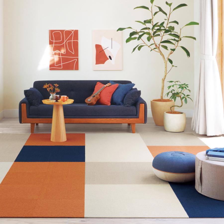 (カットサンプル) ペット対応 住宅用タイルカーペット ループパイル 選べる13カラー サンゲツ スタイルキットプラス （10cm正方形程度） | サンゲツ