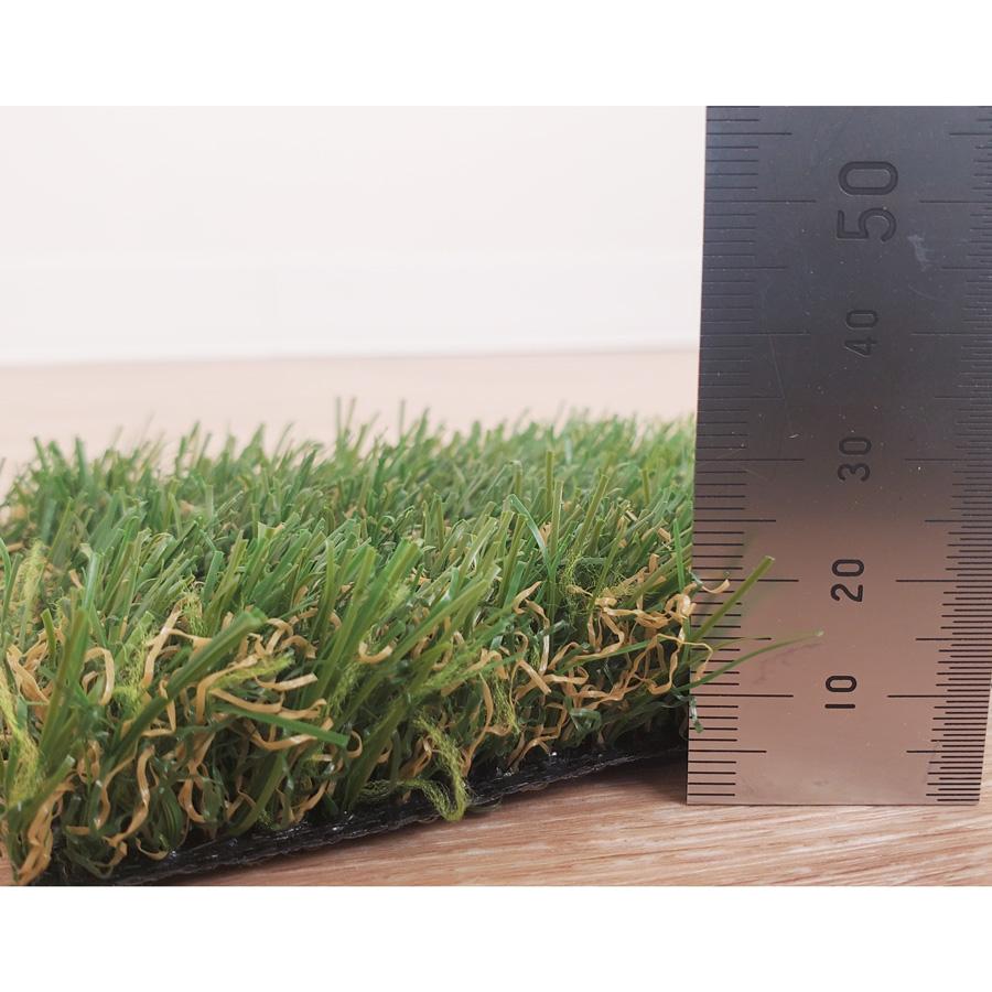 リアル人工芝 トヨグラス スタンダード25 リリカラ TG-88502 巾100cm（10m巻販売）の画像