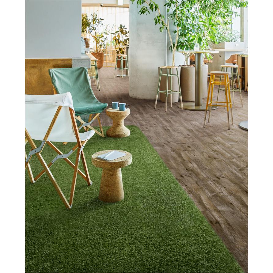 リアル人工芝 トヨグラス スタンダード25 リリカラ TG-88502 巾100cm（10m巻販売）の画像