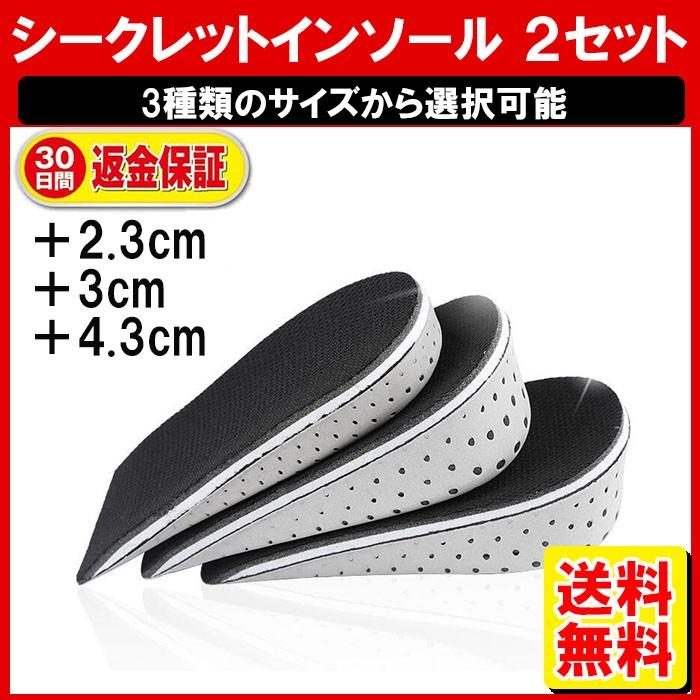 シークレット インソール かかと用 衝撃吸収 身長アップ 中敷き 低反発 2セット スニーカー レディース メンズ かかと 定形外内 Zak 19 14 0set ゆかい屋 通販 Yahoo ショッピング