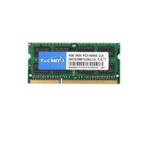 買得 62%OFF テクミヨ ノートPC用メモリ1.5V DDR3 4GB 1333 PC3-10600 204Pin CL9 Non-ECC?SO-DIMM ad2inc.net ad2inc.net