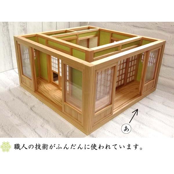 ハンドメイド 和風ドールハウス ミニチュアドールハウス 和風