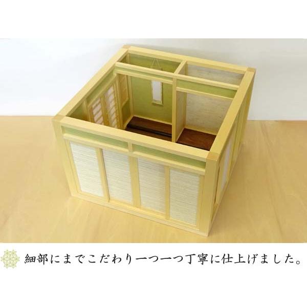 和風ドールハウス 1/12のミニ和室6畳 ロ型 床の間-2 木製 無塗装 和風ドールハウス 1/12のミニ和室6畳 ロ型 床の間-2 木製 無塗装