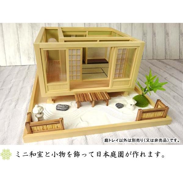 和風ドールハウス 1/12のミニ和室専用 庭トレイ-1 ベイヒバ 木製 和風ドールハウス 1/12のミニ和室専用 庭トレイ-1 ベイヒバ 木製