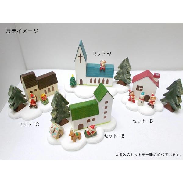 小さなクリスマスの飾り セット-C ナガタ工房のおうちの置物-木製 丸和貿易のノーティーミニマスコット-ポリレジン製 クリスマス 置物 全５アイテム |  | 02