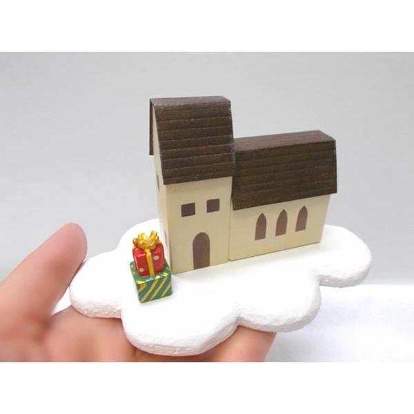 小さなクリスマスの飾り セット-C ナガタ工房のおうちの置物-木製 丸和貿易のノーティーミニマスコット-ポリレジン製 クリスマス 置物 全５アイテム |  | 03