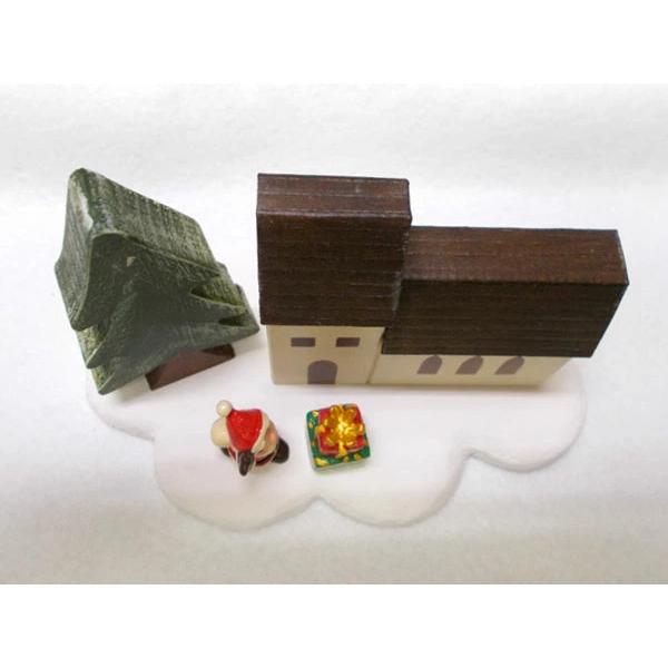 小さなクリスマスの飾り セット-C ナガタ工房のおうちの置物-木製 丸和貿易のノーティーミニマスコット-ポリレジン製 クリスマス 置物 全５アイテム |  | 04