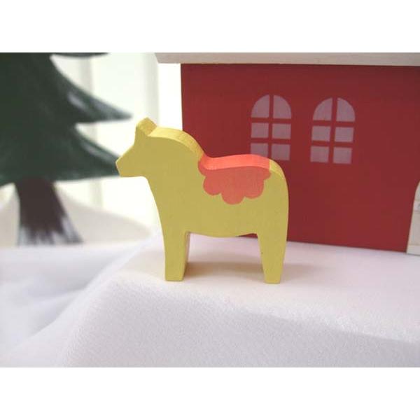 ホースの置物 （レッド、ブルー、イエロー、ホワイト、ナチュラル）5種類から選択 日本製 ハンドメイド 木製 ミニ４cm 色選択製 単品 |  | 03