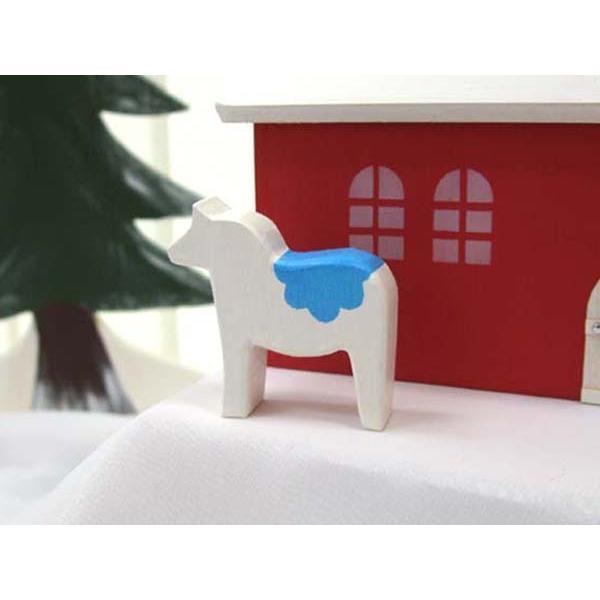 ホースの置物 （レッド、ブルー、イエロー、ホワイト、ナチュラル）5種類から選択 日本製 ハンドメイド 木製 ミニ４cm 色選択製 単品 |  | 04