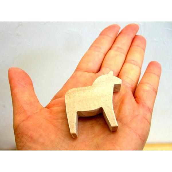 ホースの置物 （レッド、ブルー、イエロー、ホワイト、ナチュラル）5種類から選択 日本製 ハンドメイド 木製 ミニ４cm 色選択製 単品 |  | 08