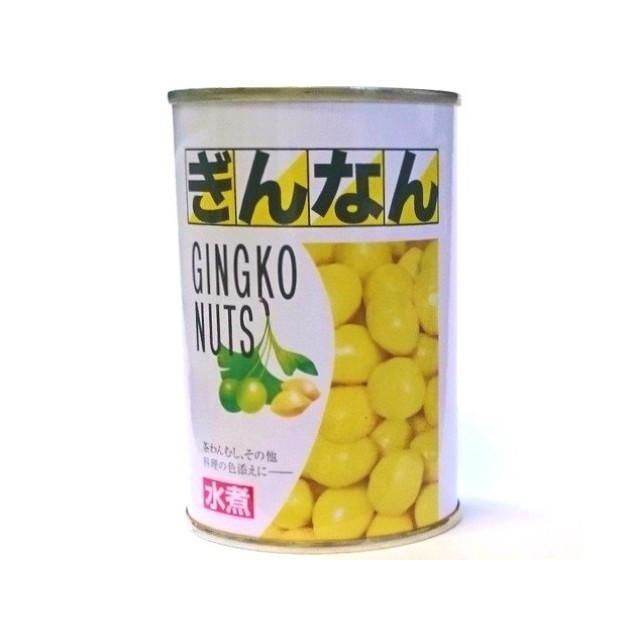むき ぎんなん 水煮 7号缶 (固形量:約180g 缶込：約370g 剥き 銀杏
