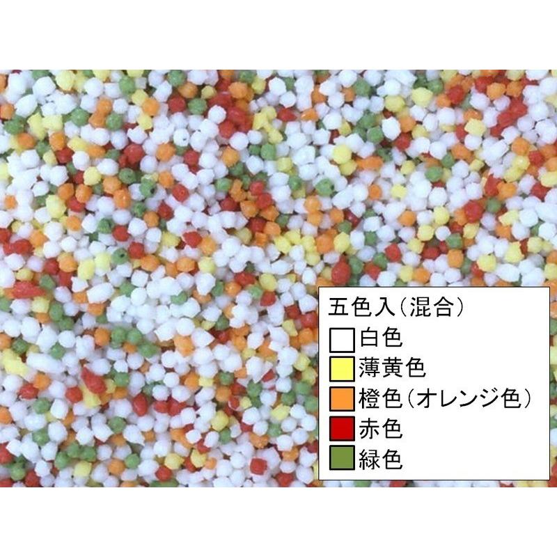 五色あられ 500g (ぶぶあられ 5色 カラフル いろあられ) [常温限