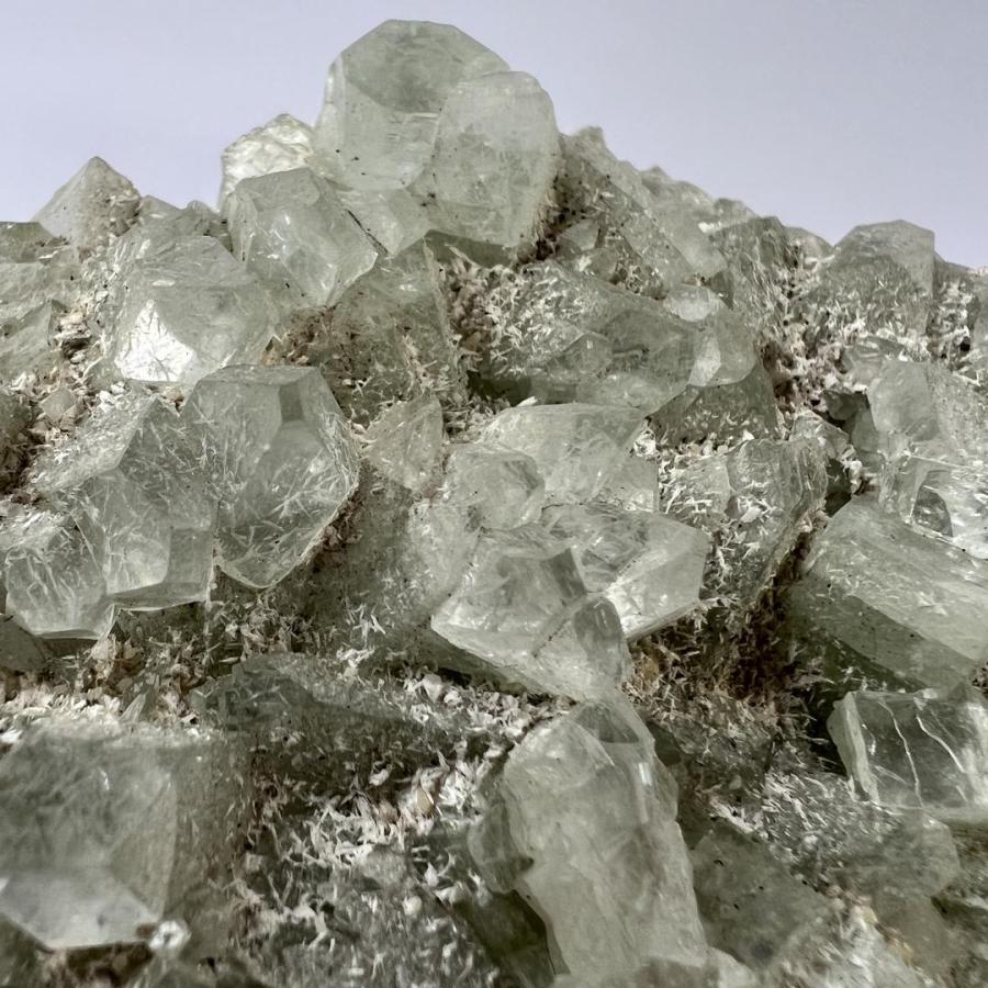 グリーンアポフィライト（魚眼石）　鉱物標本 インド産 アポフィライト | 鉱物標本,ア行,アポフィライト/魚眼石