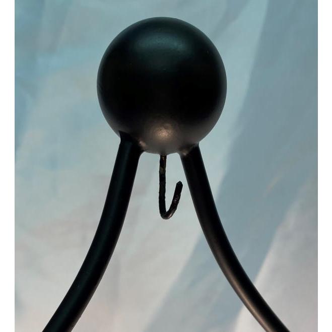 ステンドグラス ランプ 吊り型 ナギットと赤トンボ柄 フレーム幅22cm