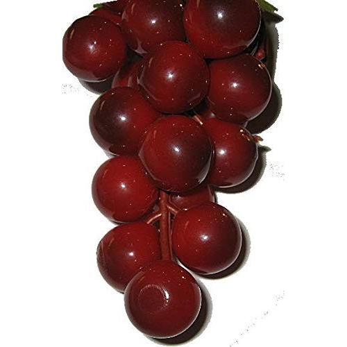 フルーツ サンプル ブドウ 赤紫色 合成ゴム製 ６cmx６cmx長さ１４cm 重さ５８g グレープ Grape Aka ユカワファニチュアyh 通販 Yahoo ショッピング