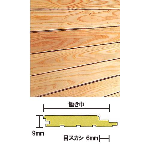 杉羽目板 お取り寄せ商品 杉無垢材 無節上小込 A品 幅105×長さ1920
