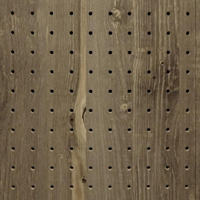 有孔ボード パンチングボード 穴あきボード 1枚 木目調 ヴィンテージ