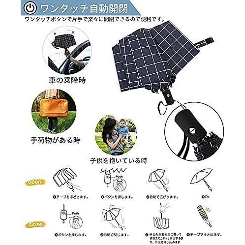 Fukuyin日傘 ワンタッチ 自動開閉 21最新強化版折りたたみ傘 メンッズ Uvカット率99 9 紫外線遮断 日焼け止め対策 100 本物