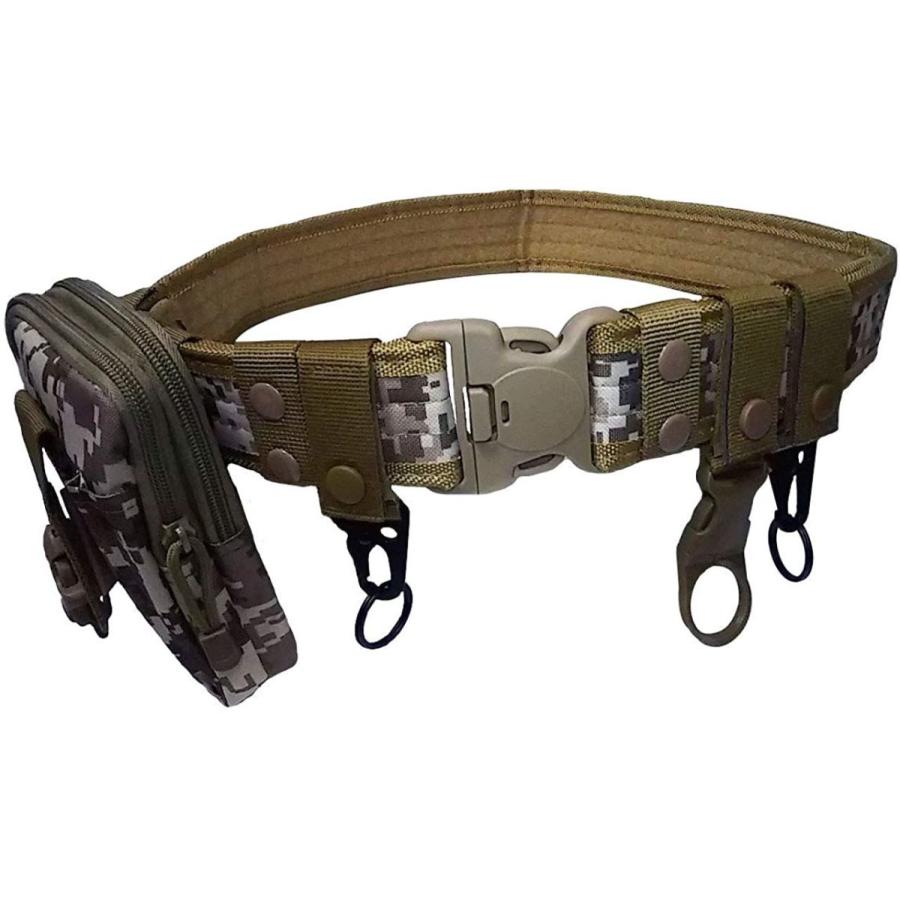 半額 フィッシングベルト 釣り ベルト 調整 ポーチ収納 多機能 ホルダー デザートデジタル迷彩 Wantannas Go Id