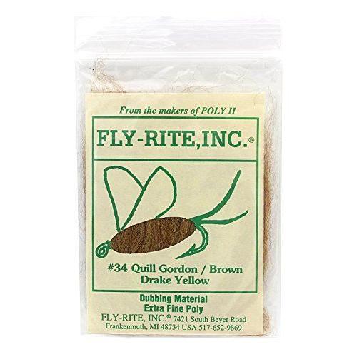 FLY-RITE,INC(フライライトインク) フライライト #34クイルゴードンブラウンドレイクイエロー