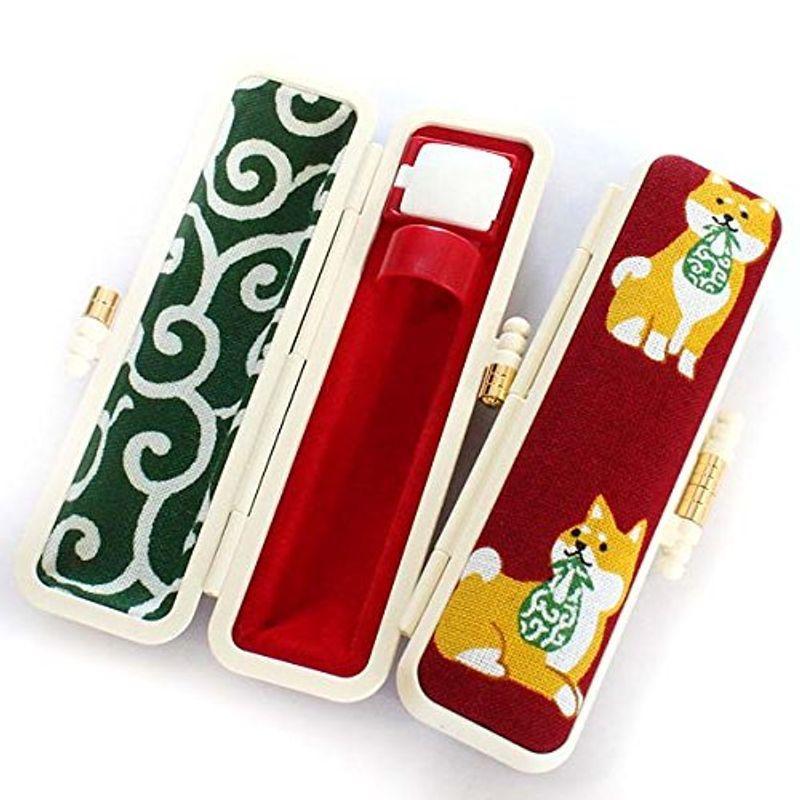 お買い得 印鑑ケース Pc柴くんケース 赤 10 5ｍｍ 12ｍｍ 朱肉付き 認印 銀行印用 印鑑関連用品 Www Theopengate Org Il