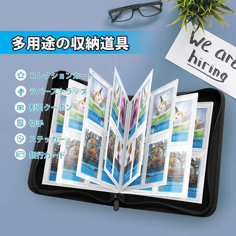 Ciujoy ポケモンカードファイル 大容量 8ポケット 400枚収納可能 透明pp素材 Pu素材 ポケモンカード ゲーム用収納袋 カードケ Ostock 通販 Yahoo ショッピング